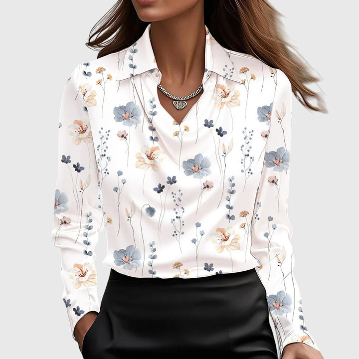 Draped Elegant Blouse