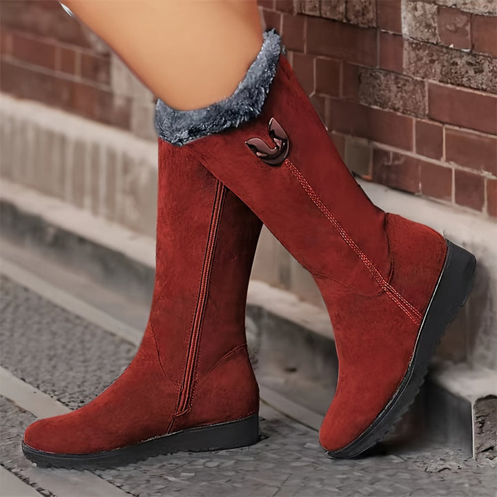 Cozy Cuffed Winter Boots