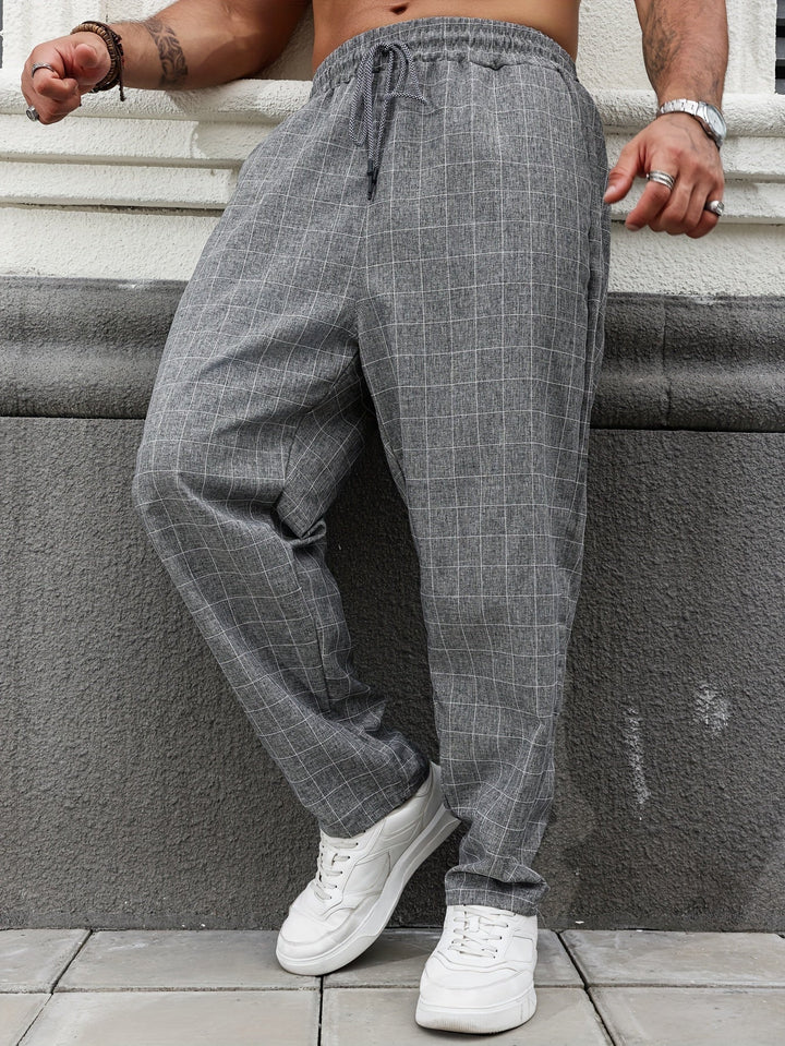 Relaxed Checked Pants