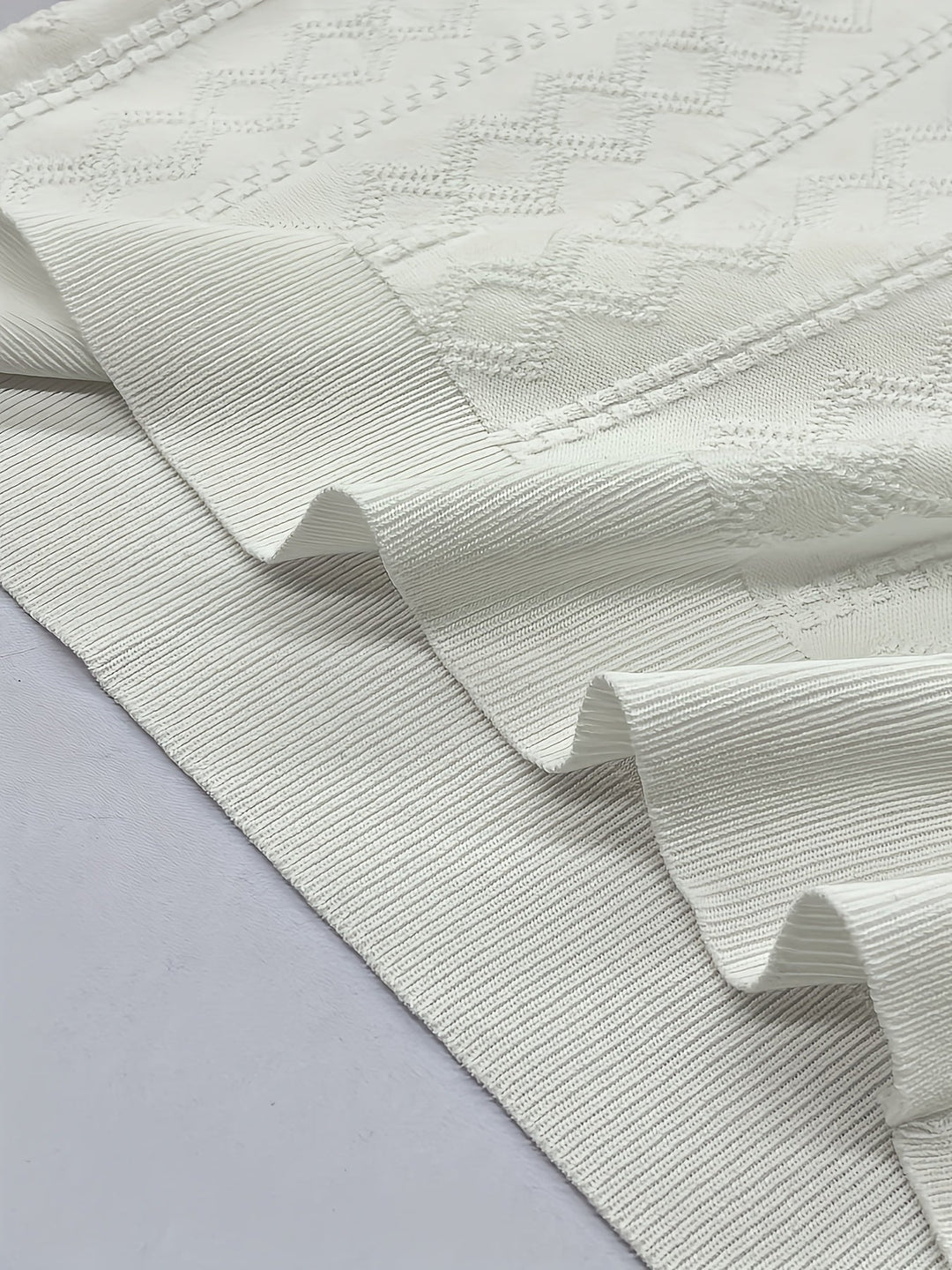Textured Contrast-Collar Polo Shirt