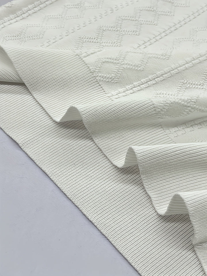 Textured Contrast-Collar Polo Shirt