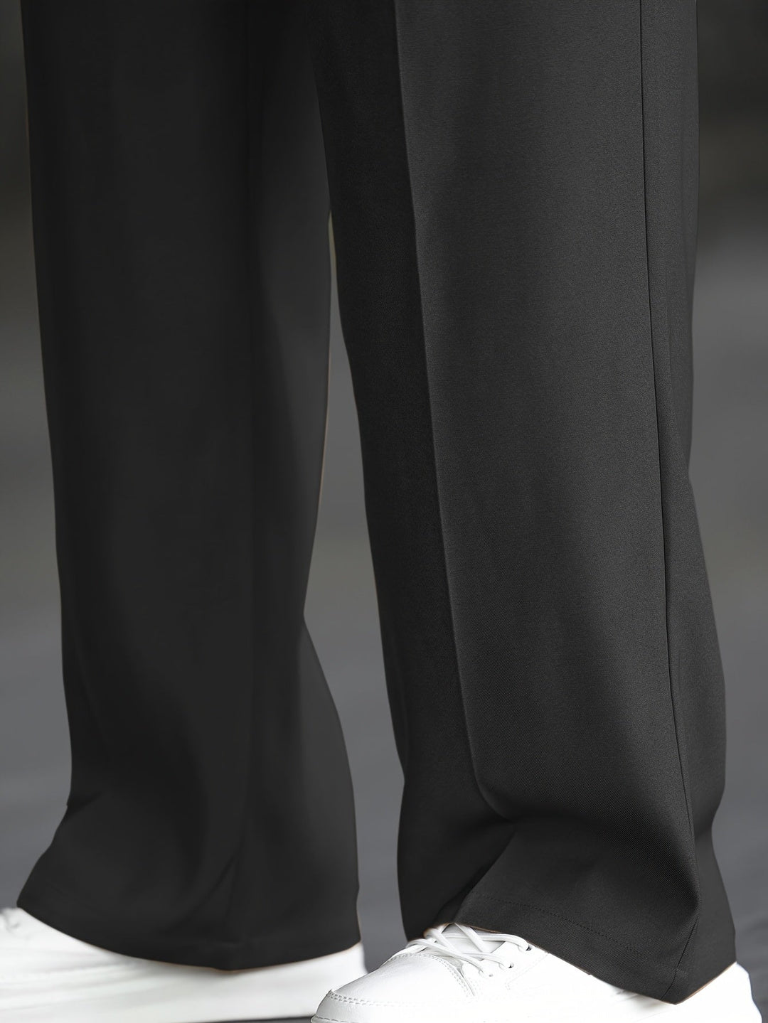 Relaxed Wide-Leg Dress Pants