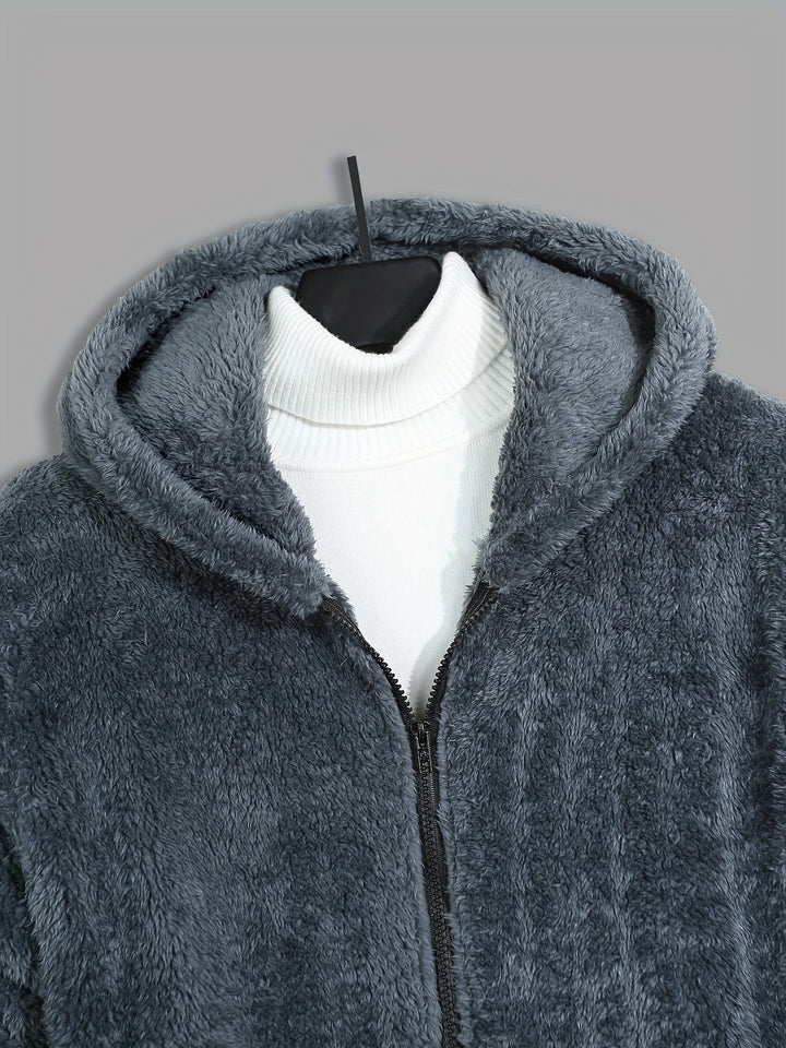 Cozy Hooded Zip Jacket