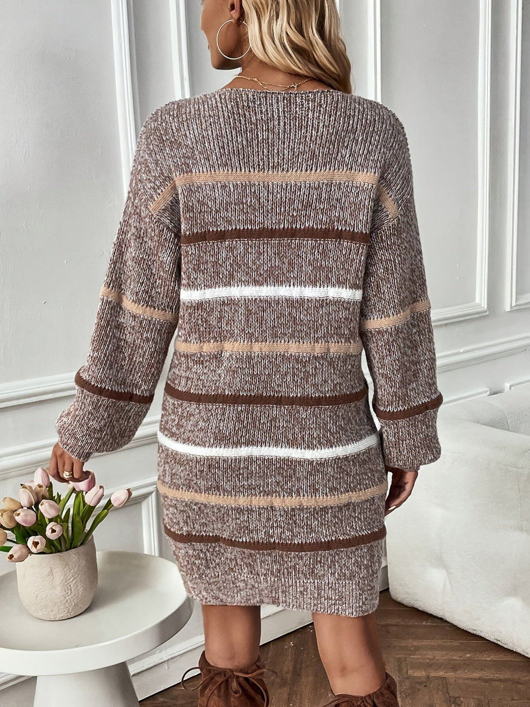 Striped Sweater Dress