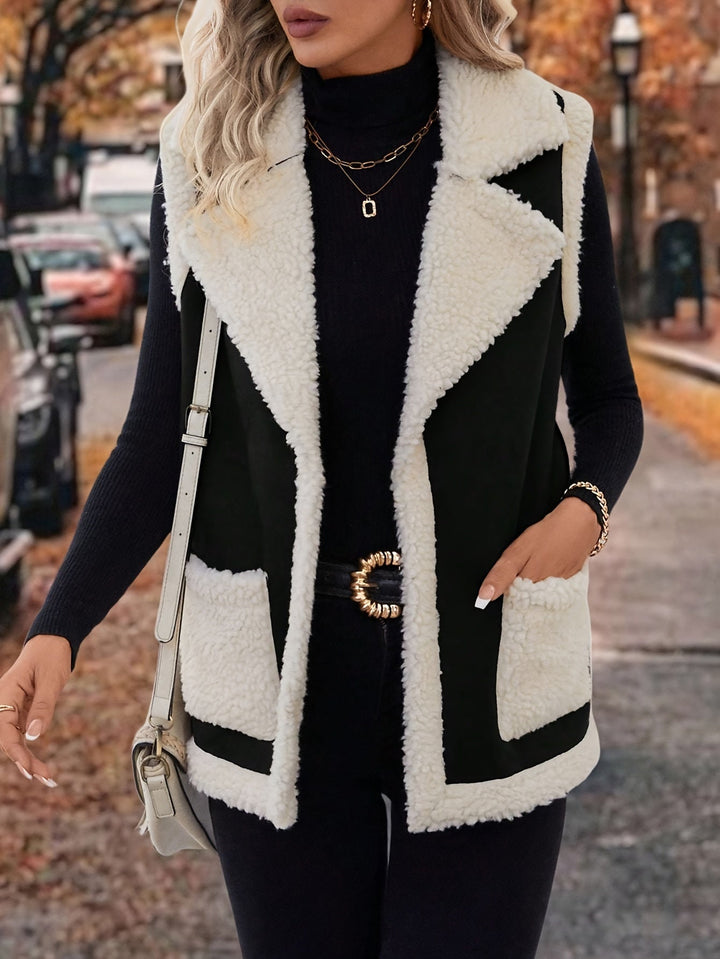 Cozy Lapel Vest