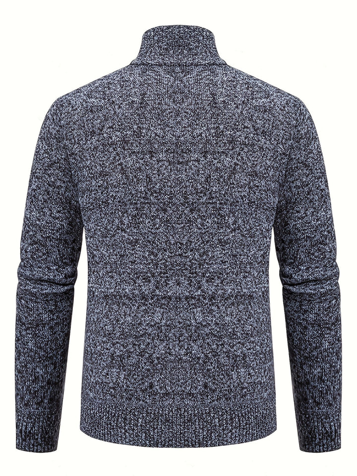Textured Full-Zip Cardigan
