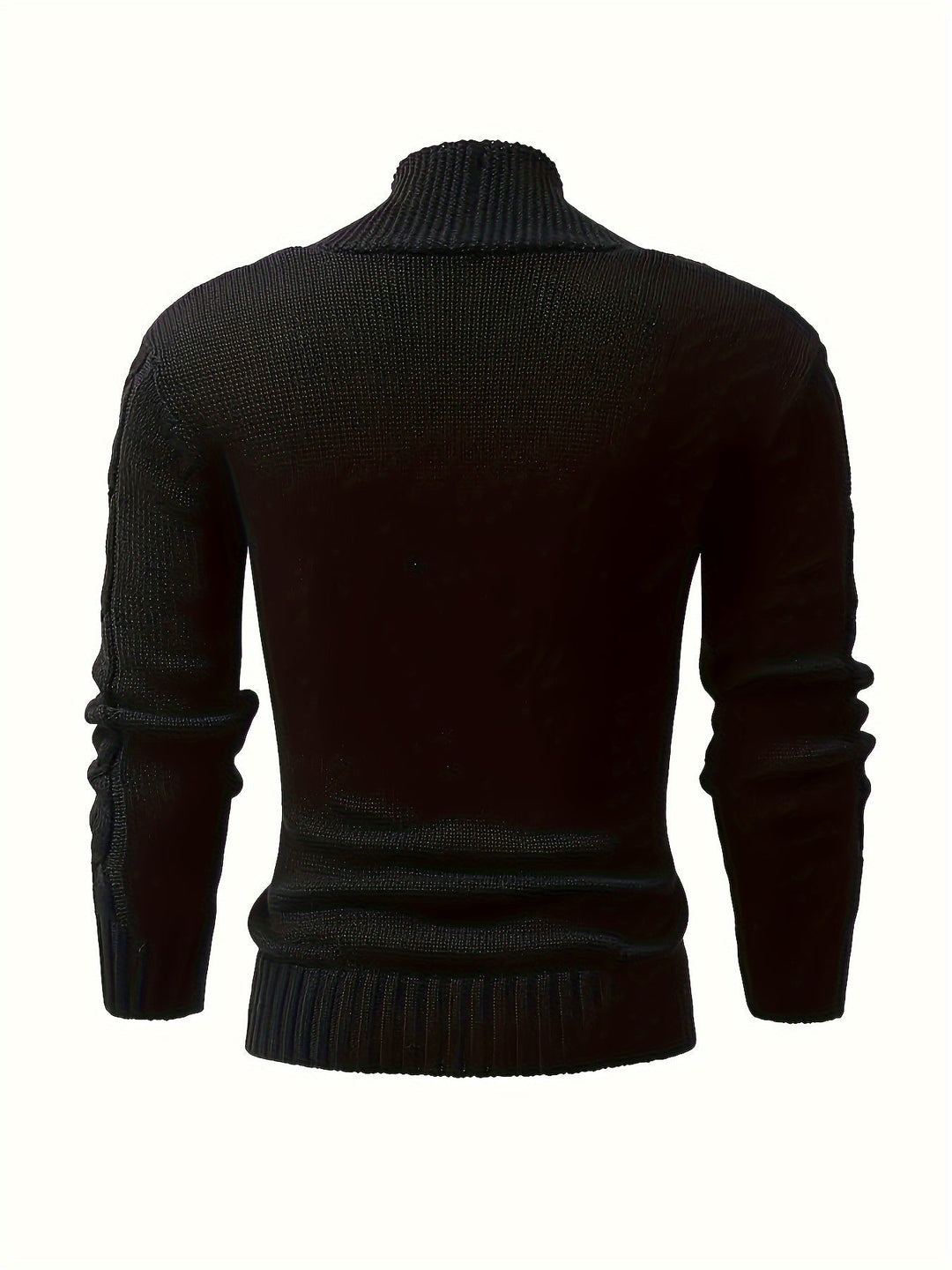 Cable-Knit Button Cardigan