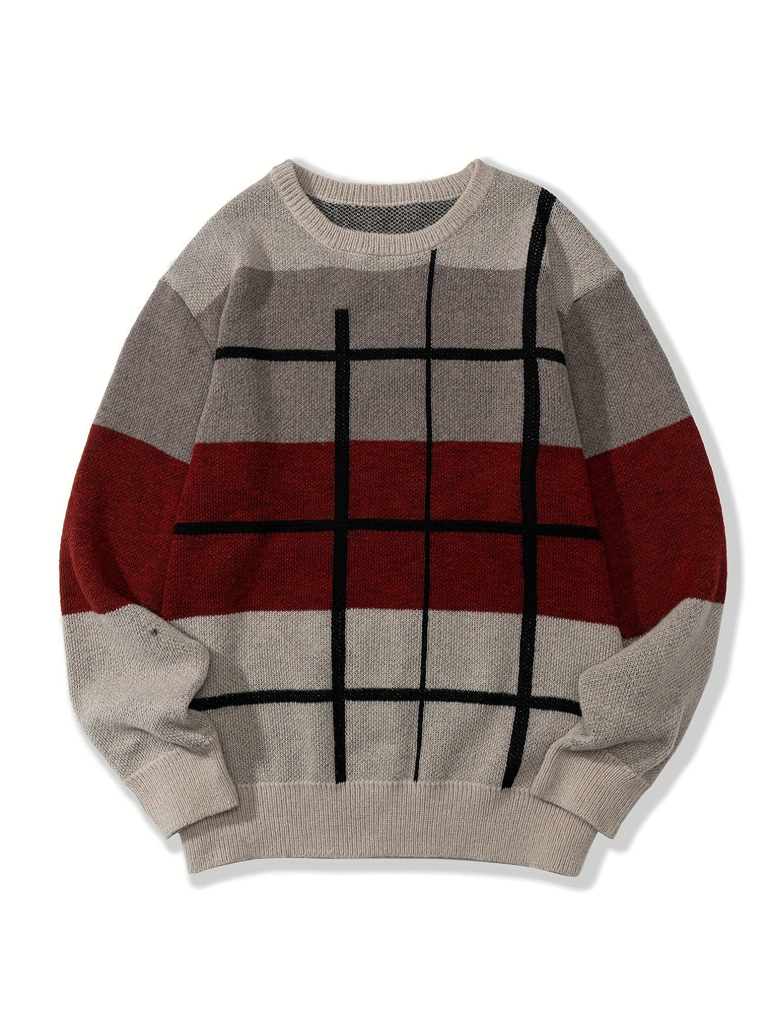 Color Block Knit Sweater
