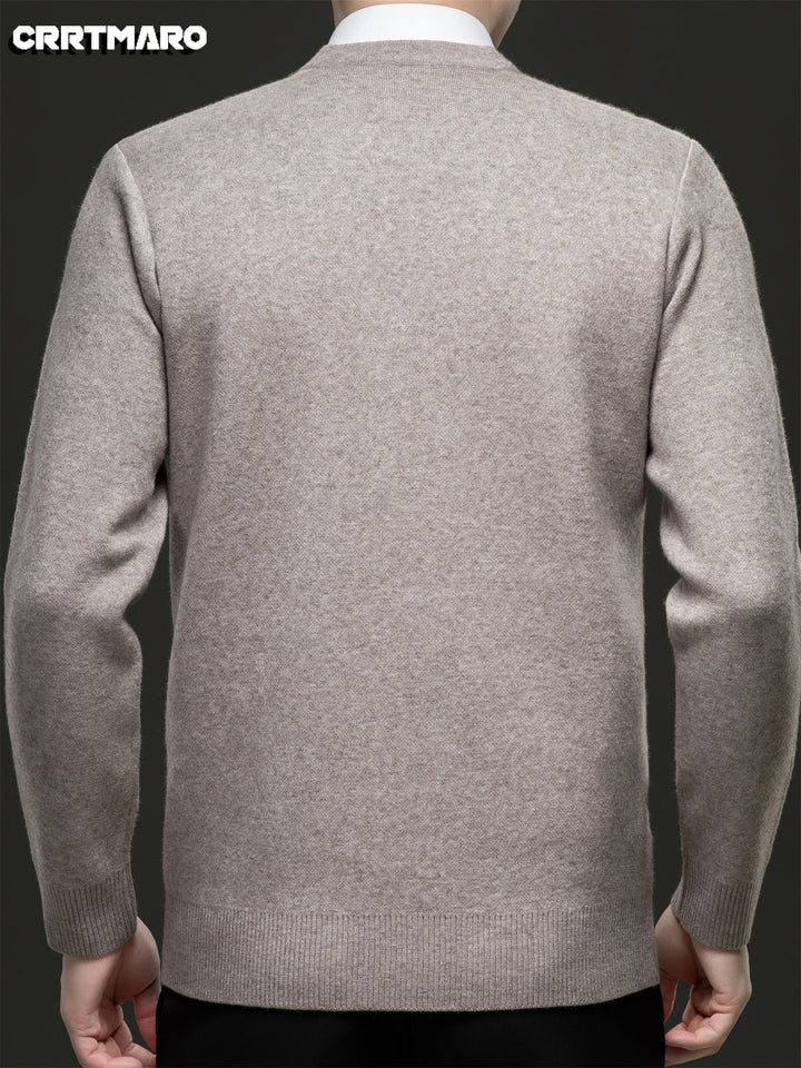 Classic Argyle V-Neck Sweater