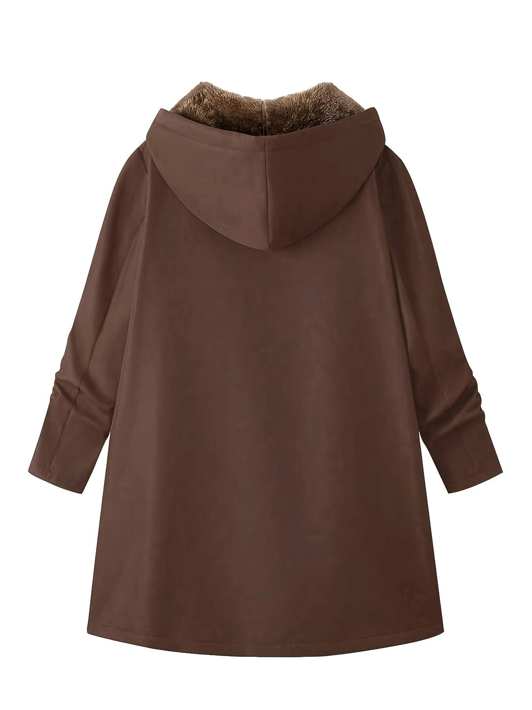Cozy Hooded Longline Coat