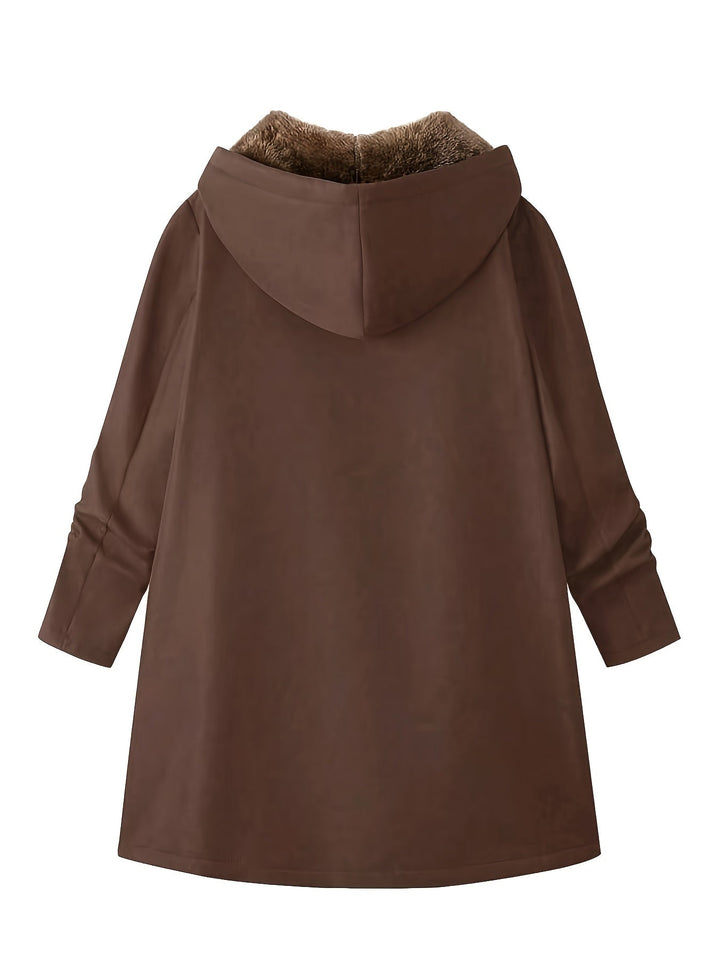 Cozy Hooded Longline Coat