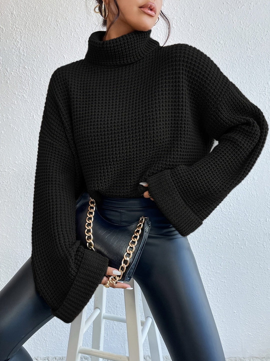 Cozy High-Neck Sweater