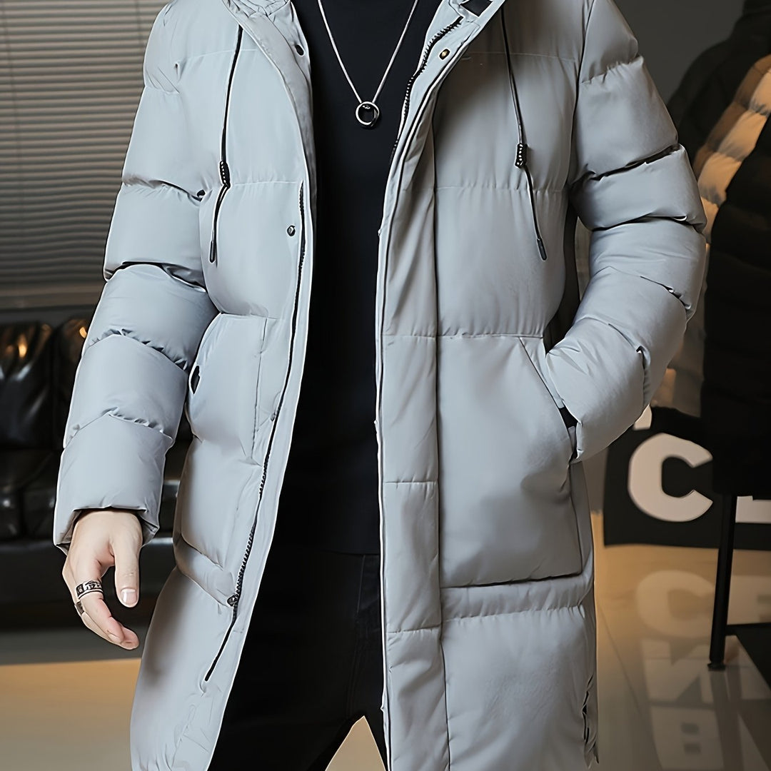Hooded Longline Puffer Coat