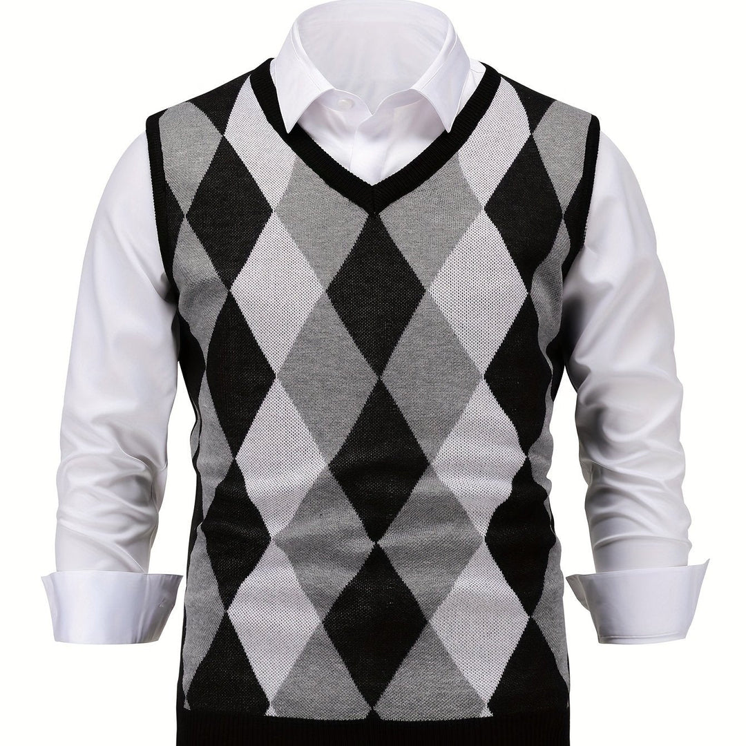 Classic Argyle Sweater Vest