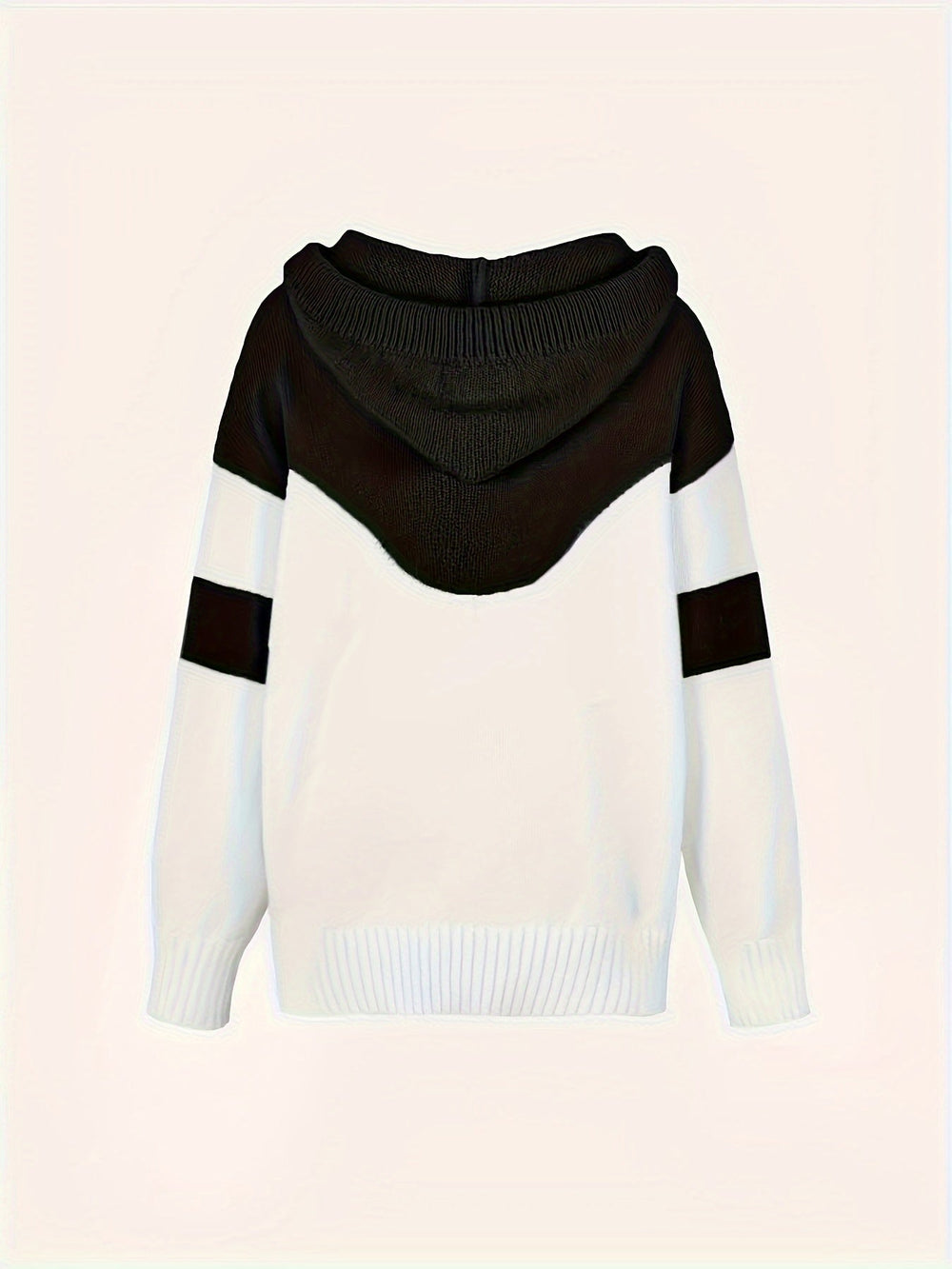 Color-Block Hooded Pullover