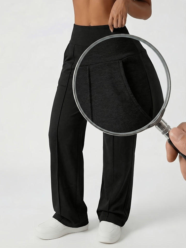 High-Waist Wide-Leg Pants