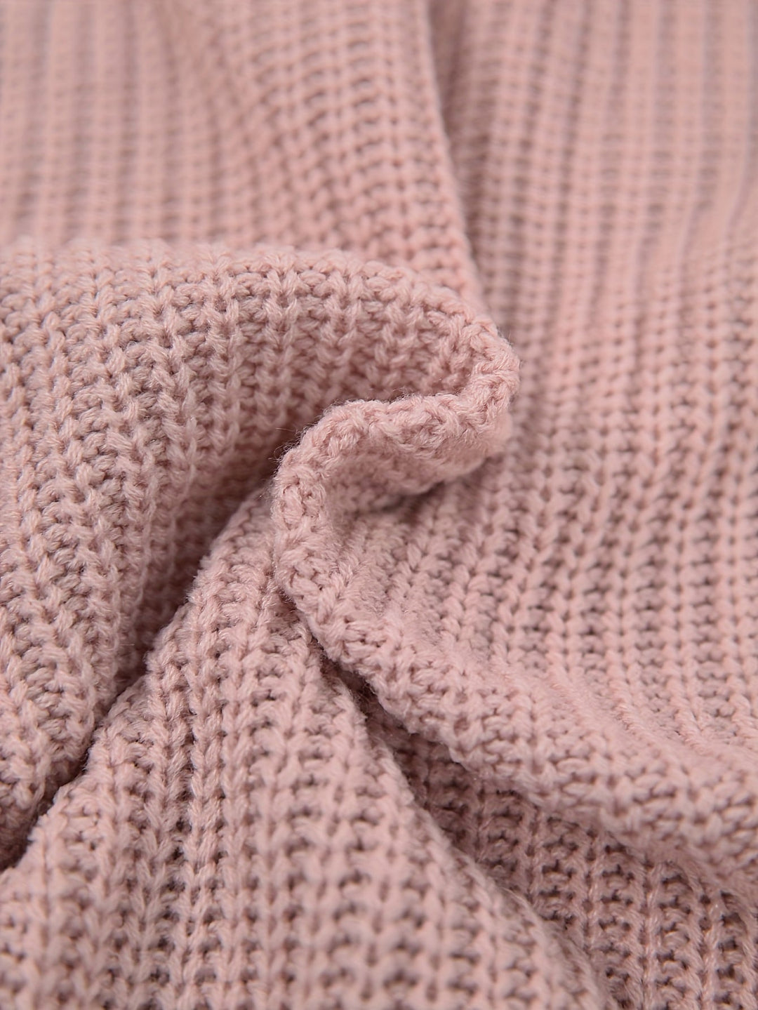 Relaxed Half-Turtleneck Sweater Dress