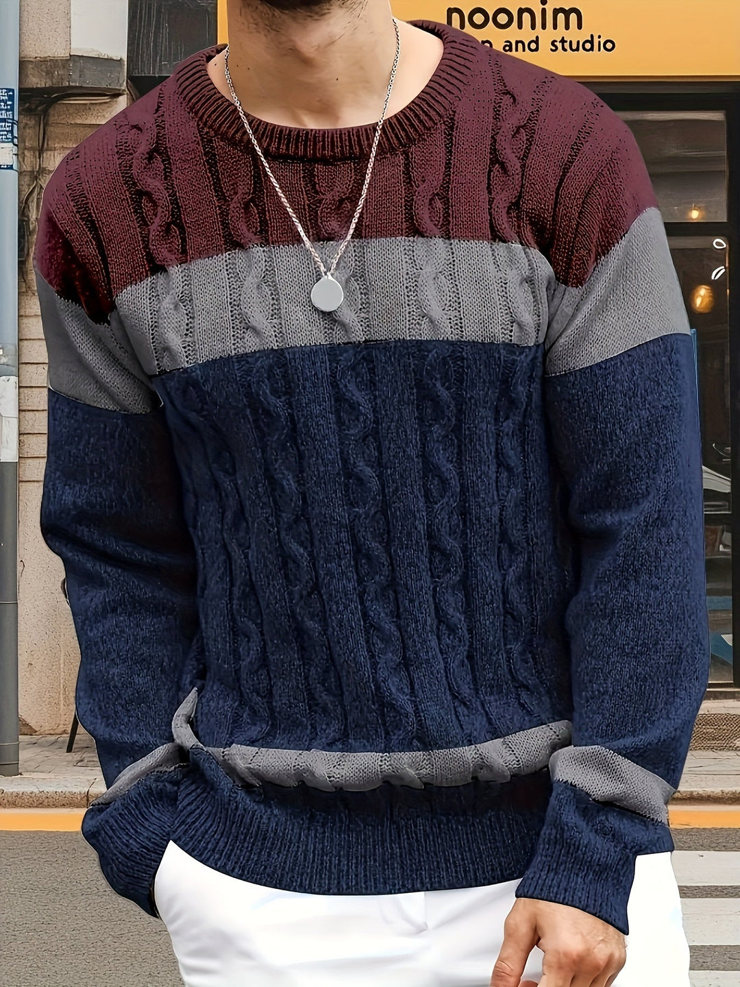 Classic Cable-Knit Sweater