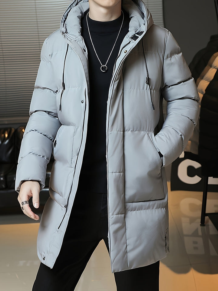 Hooded Longline Puffer Coat