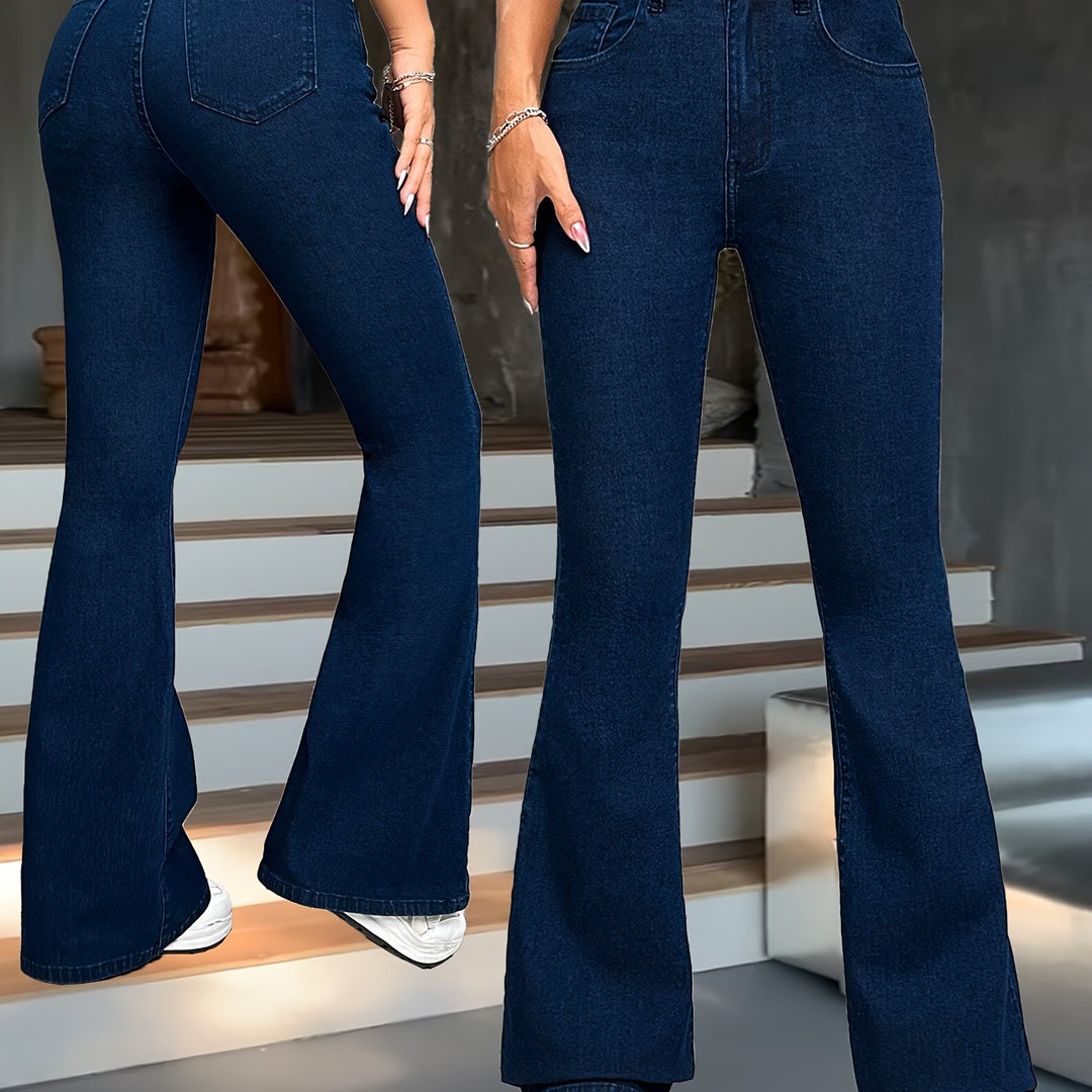 High-Waisted Flared Pants