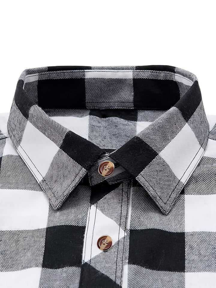 Relaxed Buffalo Check Shirt