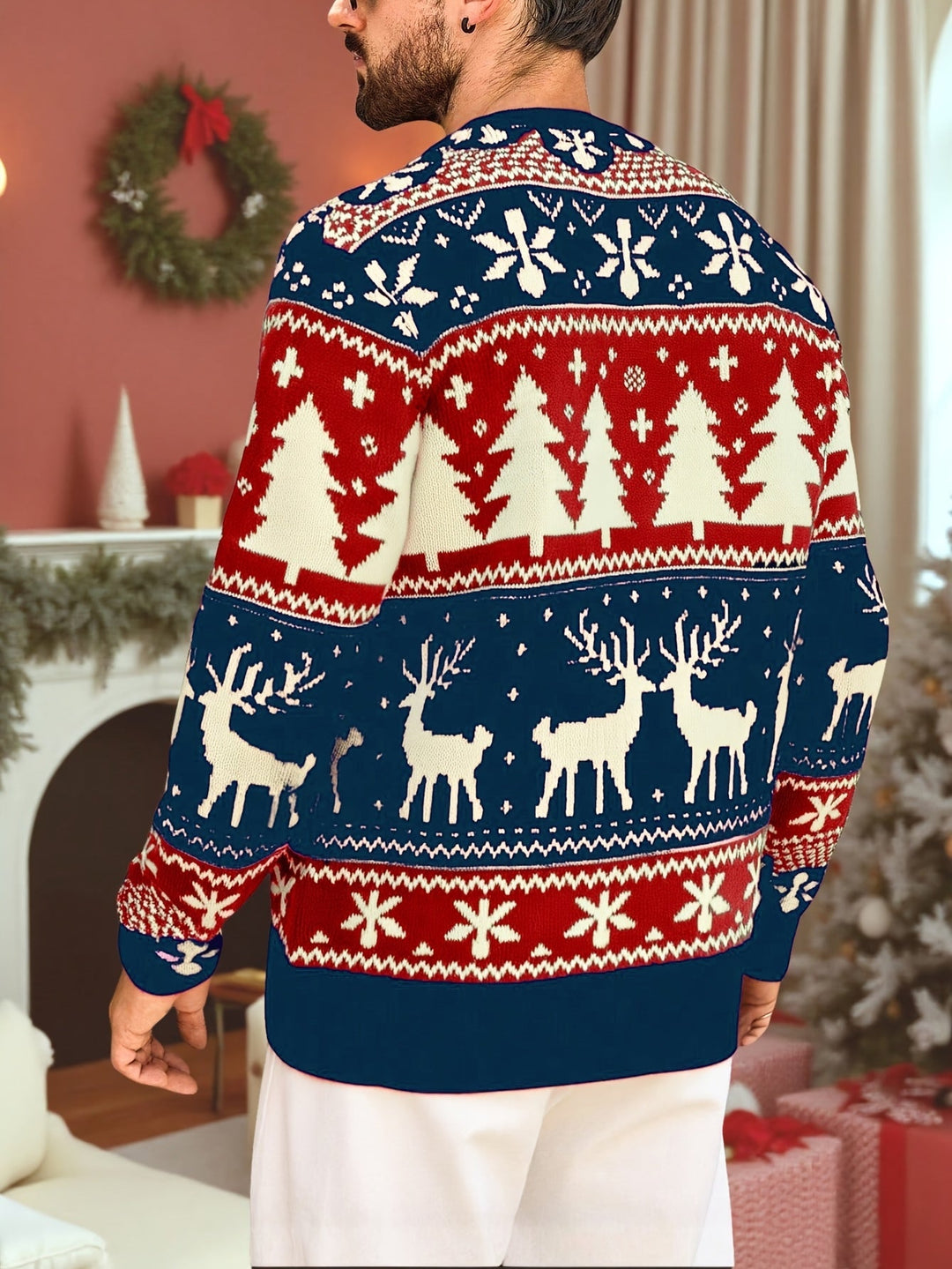 Festive Holiday Knit Sweater