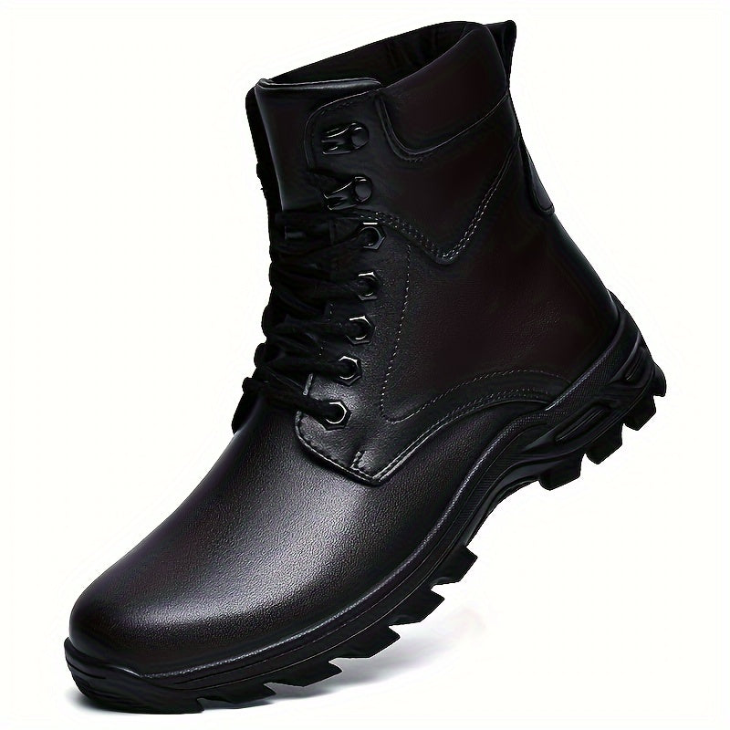 Rugged Lace-Up Boots