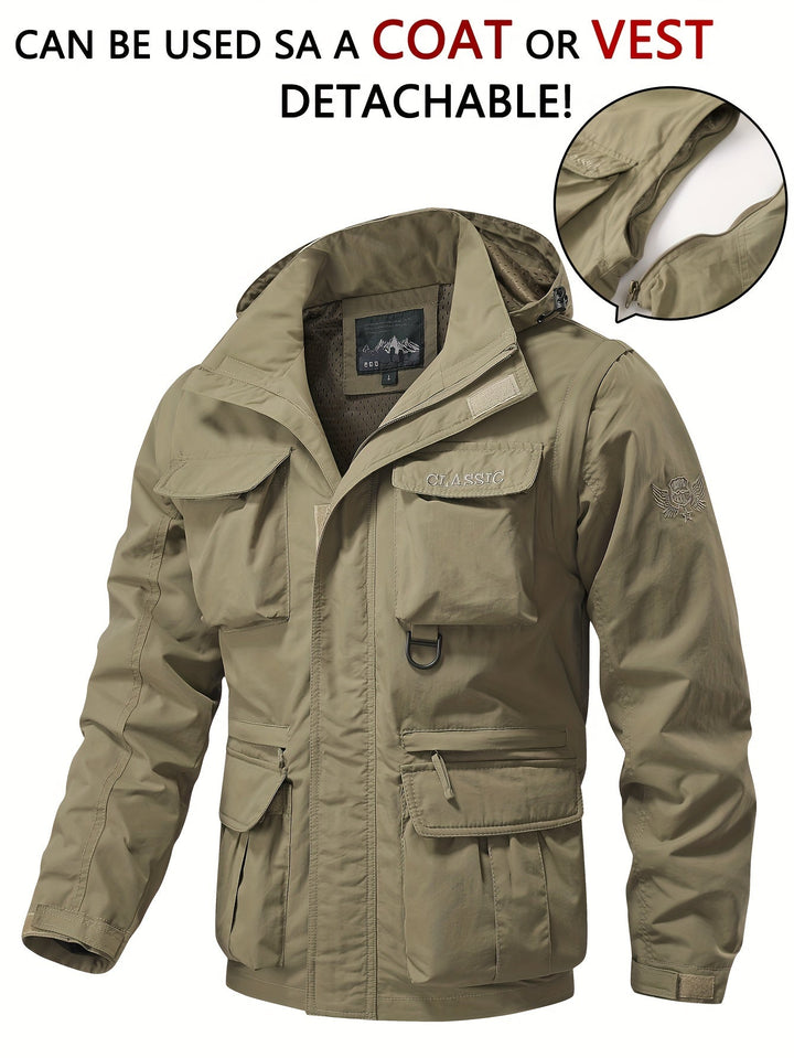 Rugged Multi-Pocket Cargo Jacket
