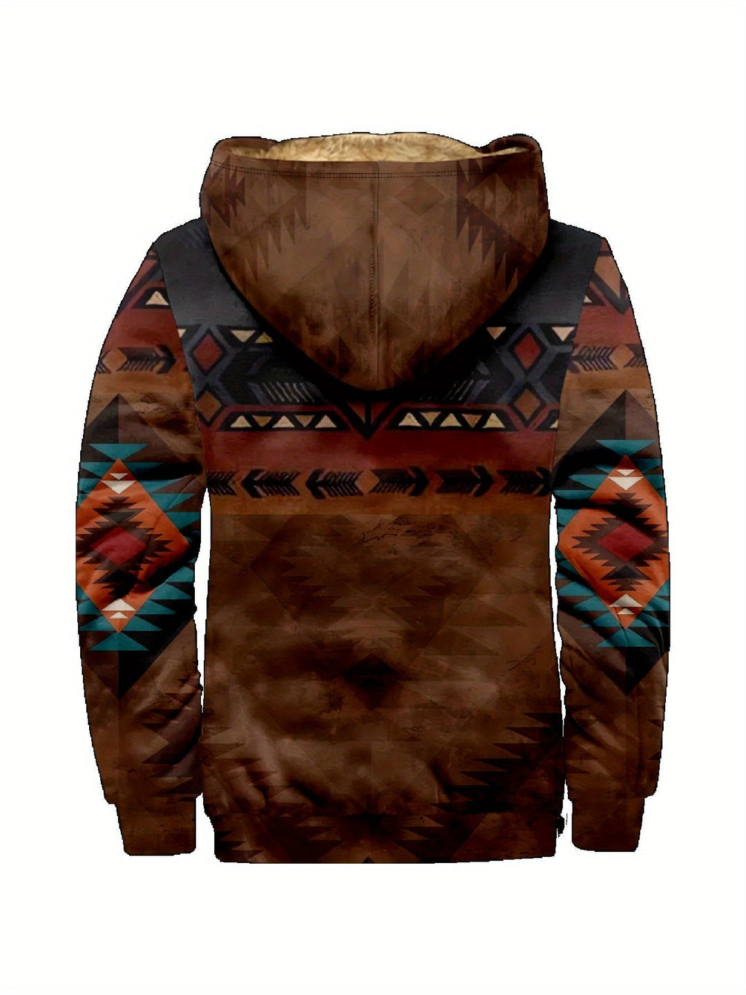 Southwestern Hooded Zip Jacket
