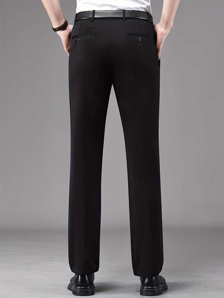 Tailored Straight-Leg Pants