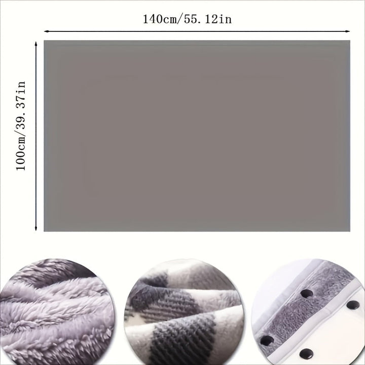 Buttoned Wrap Shawl