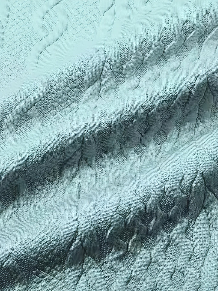 Textured Button-Up Shirt