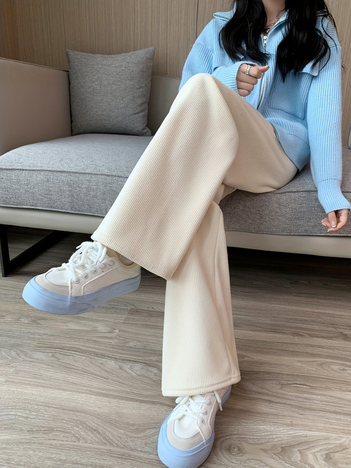 Cozy Wide-Leg Lounge Pants