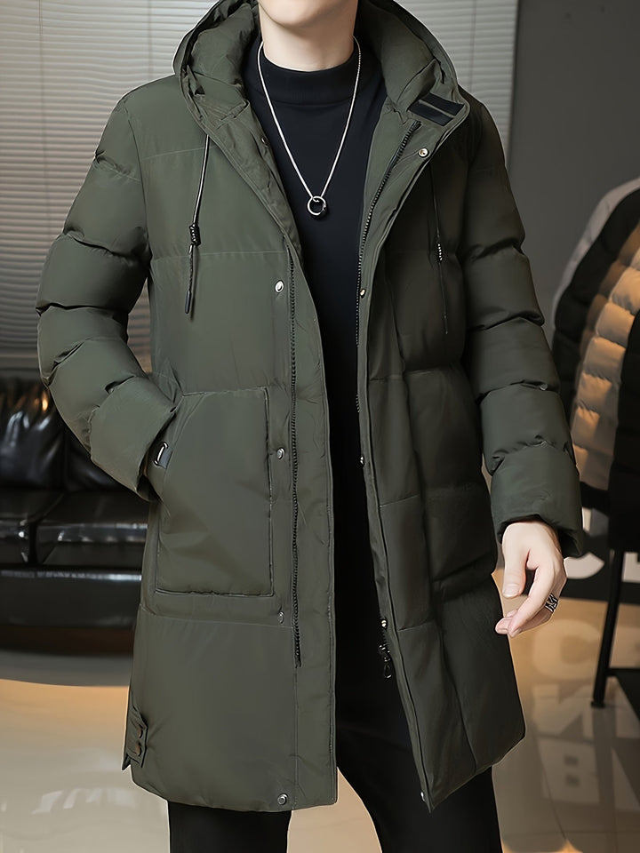 Hooded Longline Puffer Coat