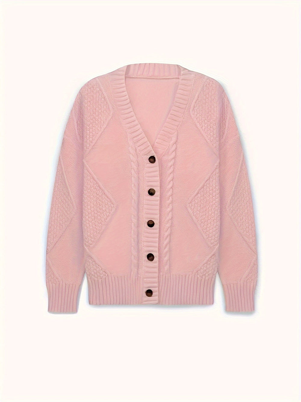 Cozy Cable-Knit Button Cardigan