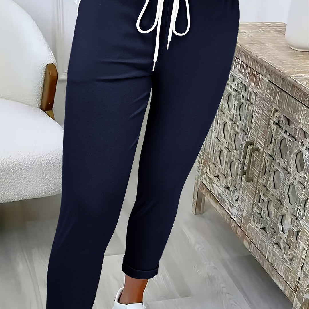 Relaxed Drawstring Pants
