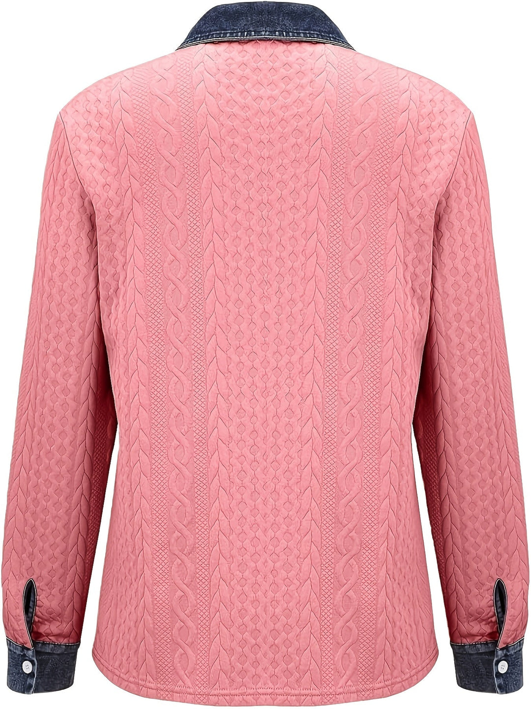 Textured Button-Up Shirt