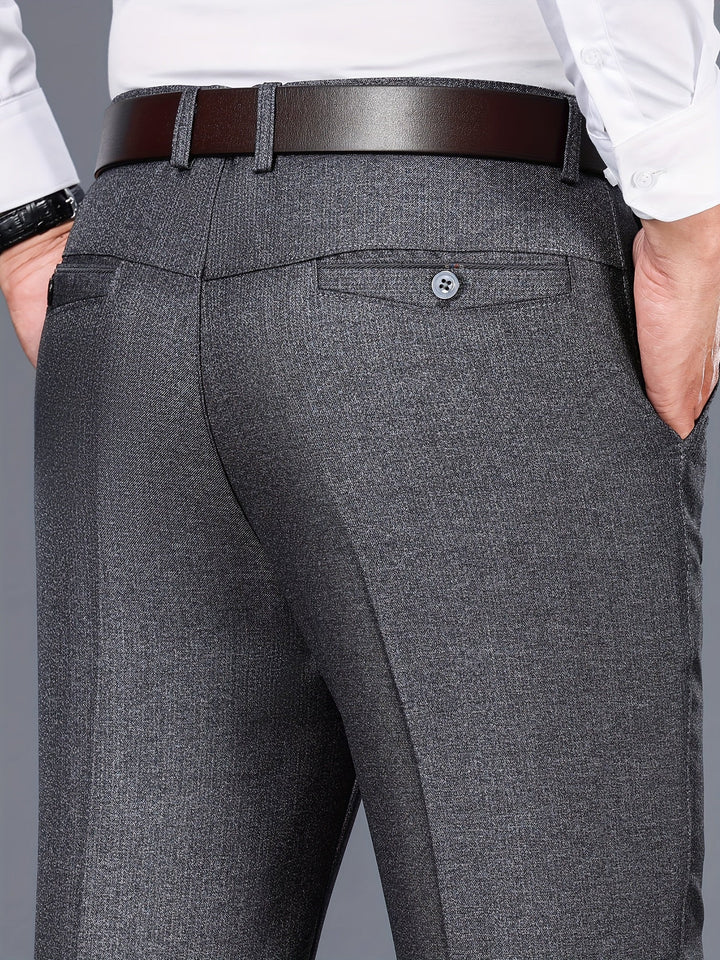 Tailored Straight-Leg Pants