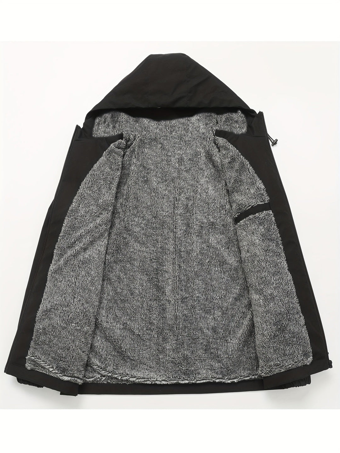 Cozy Fleece-Lined Hooded Jacket