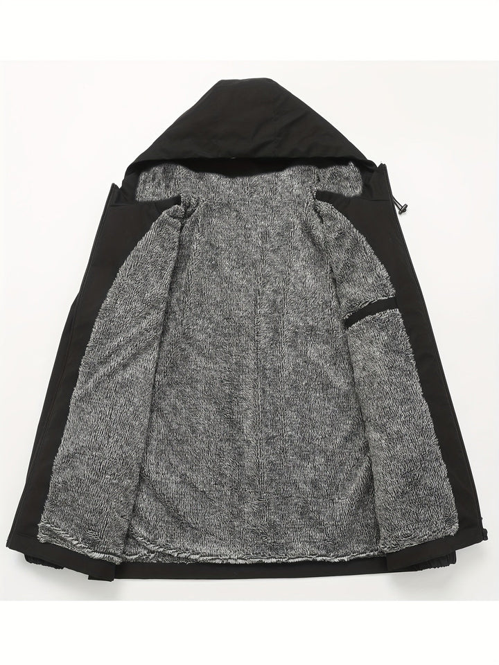 Cozy Fleece-Lined Hooded Jacket
