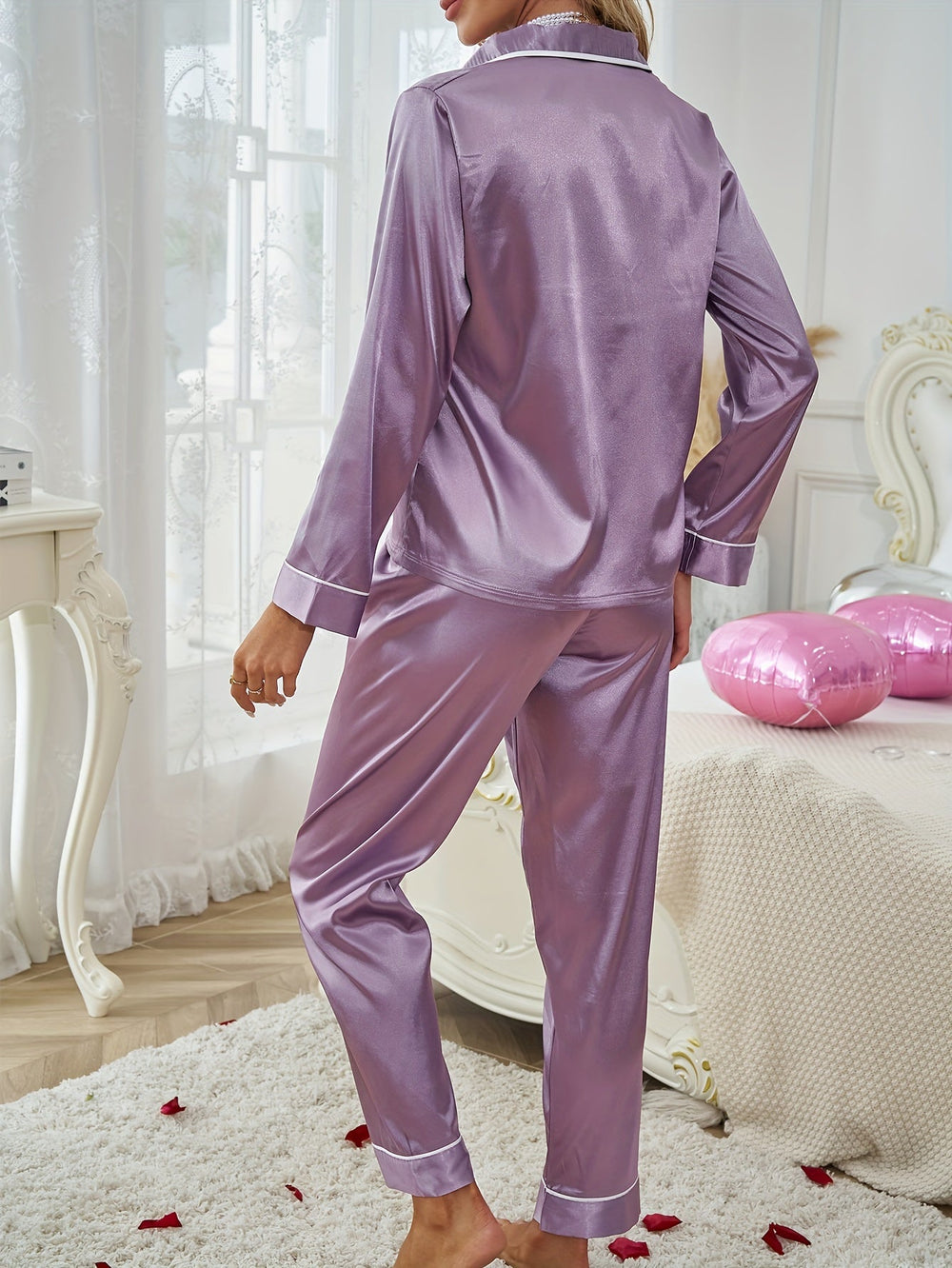 Long-Sleeve Two-Piece Lounge Set