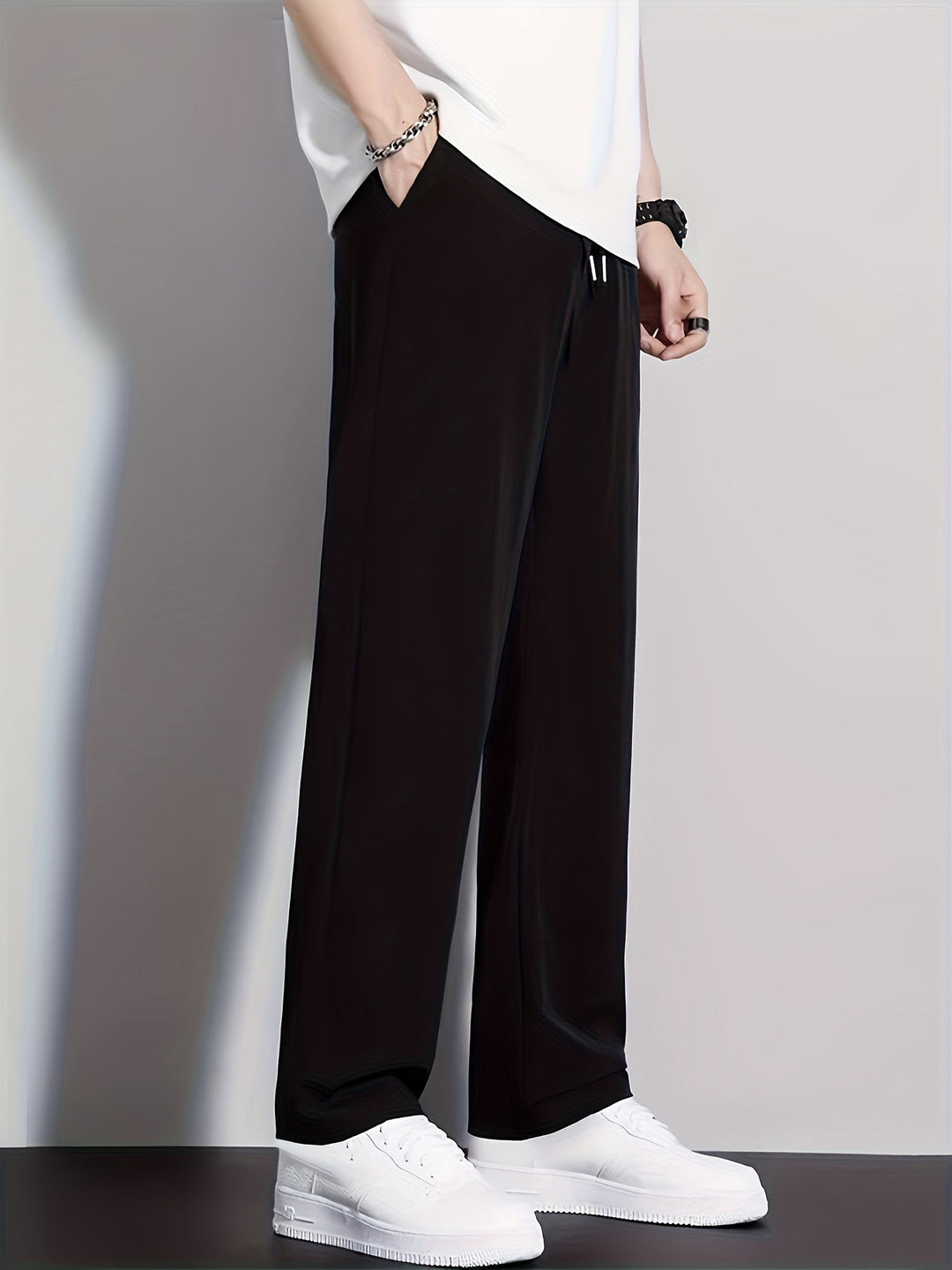 Relaxed Straight-Leg Pants