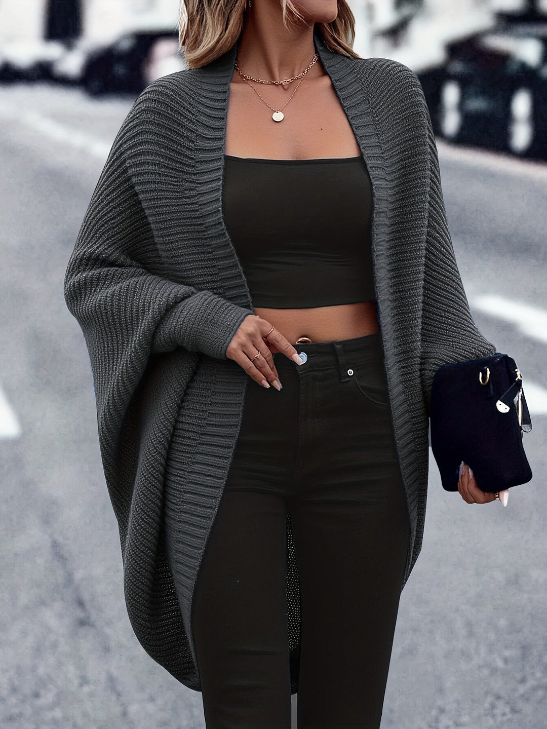 Longline Cardigan for Fall and Winter
