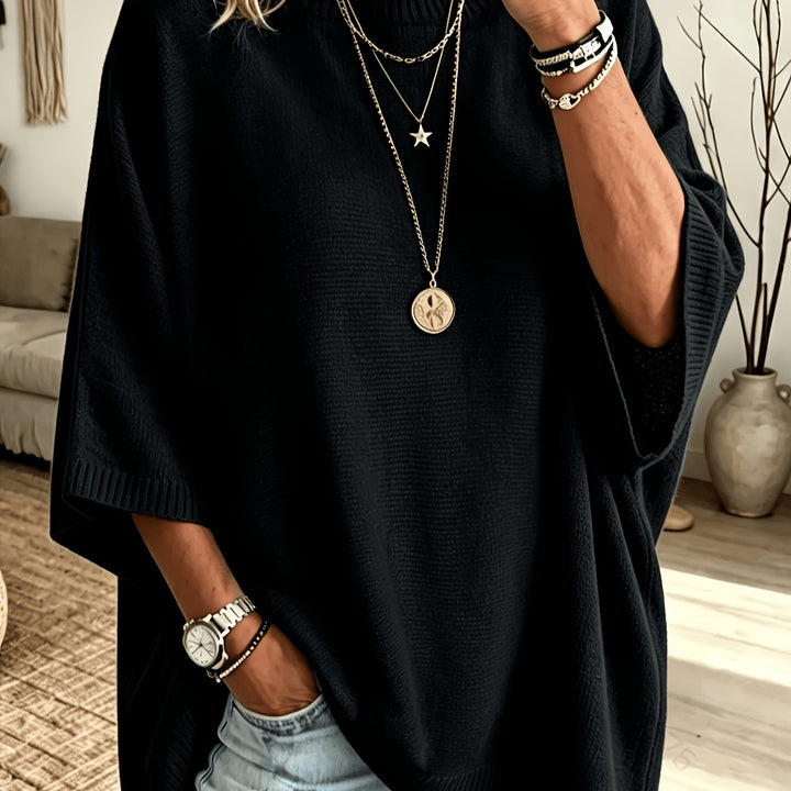 Relaxed Batwing Sweater