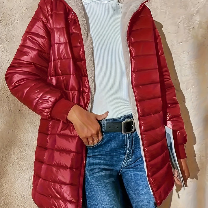 Quilted Longline Coat