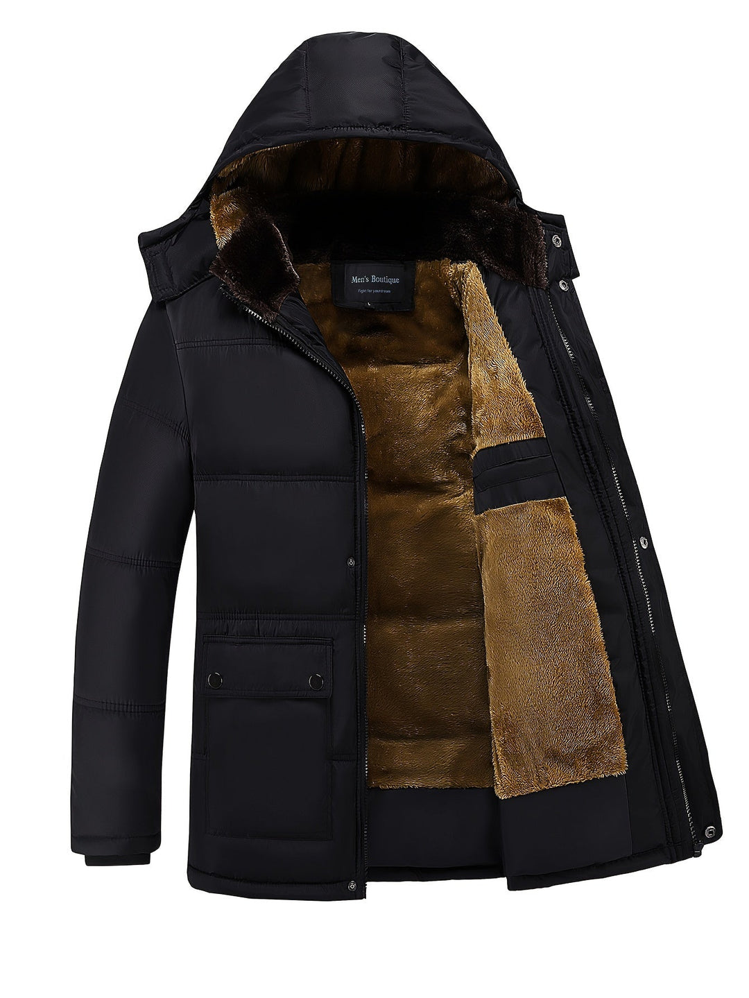 Insulated Hooded Winter Coat