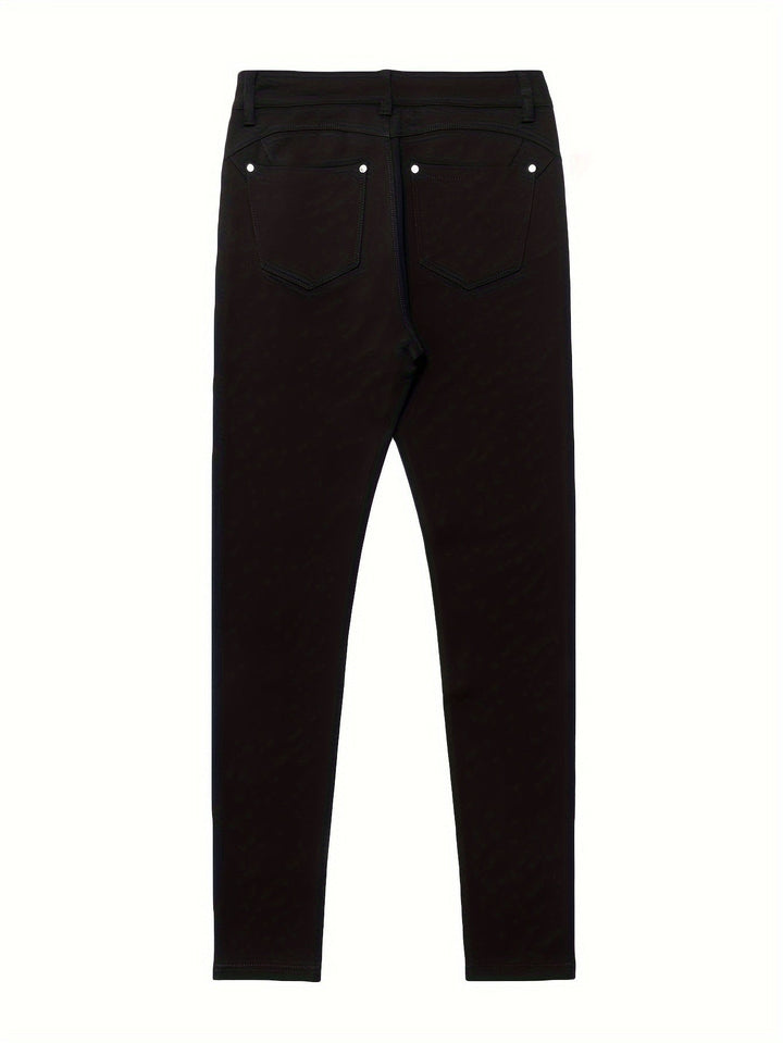 High-Waist Skinny Jeans