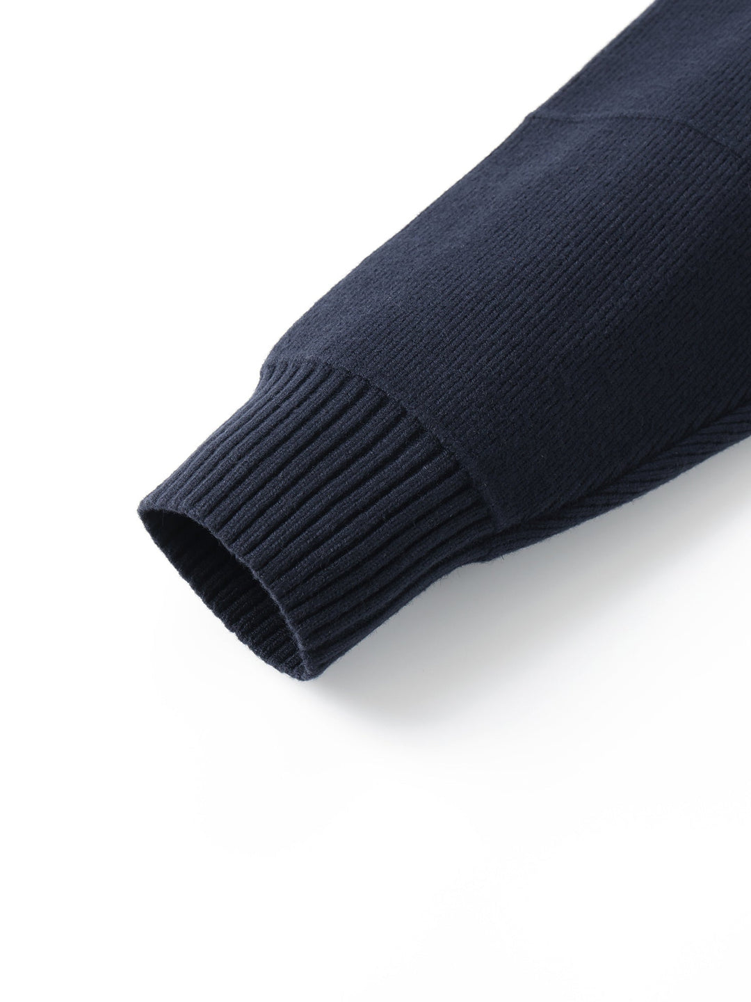 Zip-Front High-Neck Cardigan