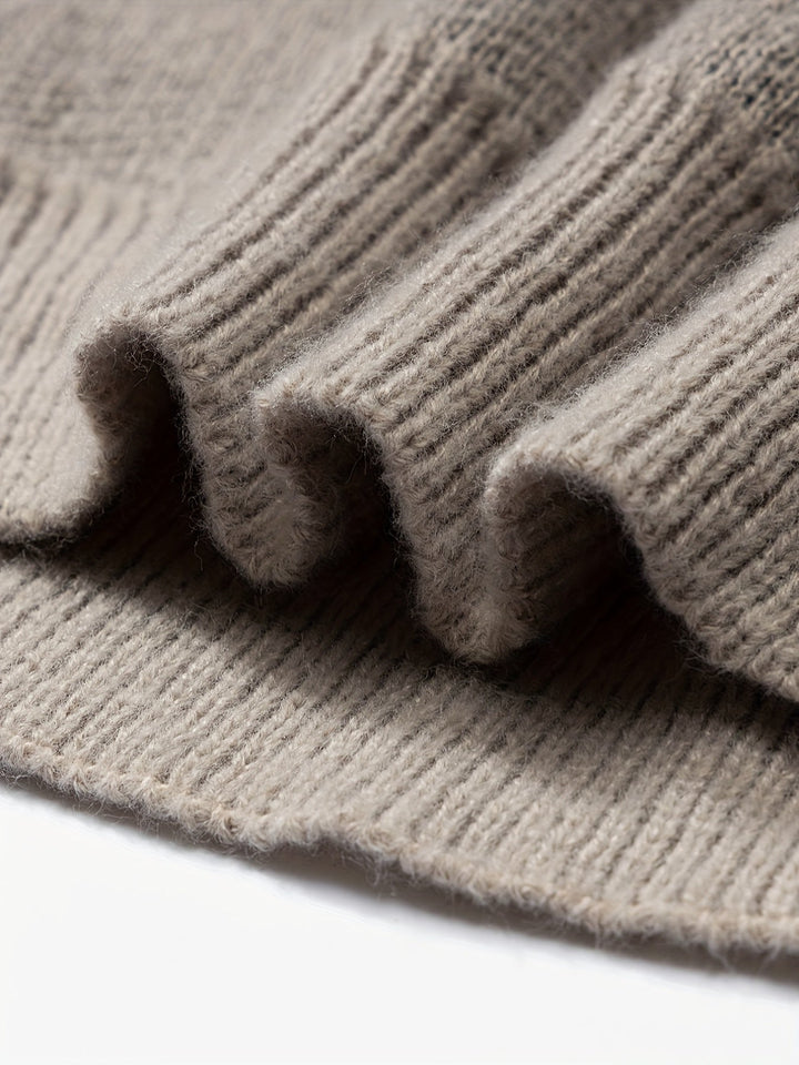 Color Block Knit Sweater