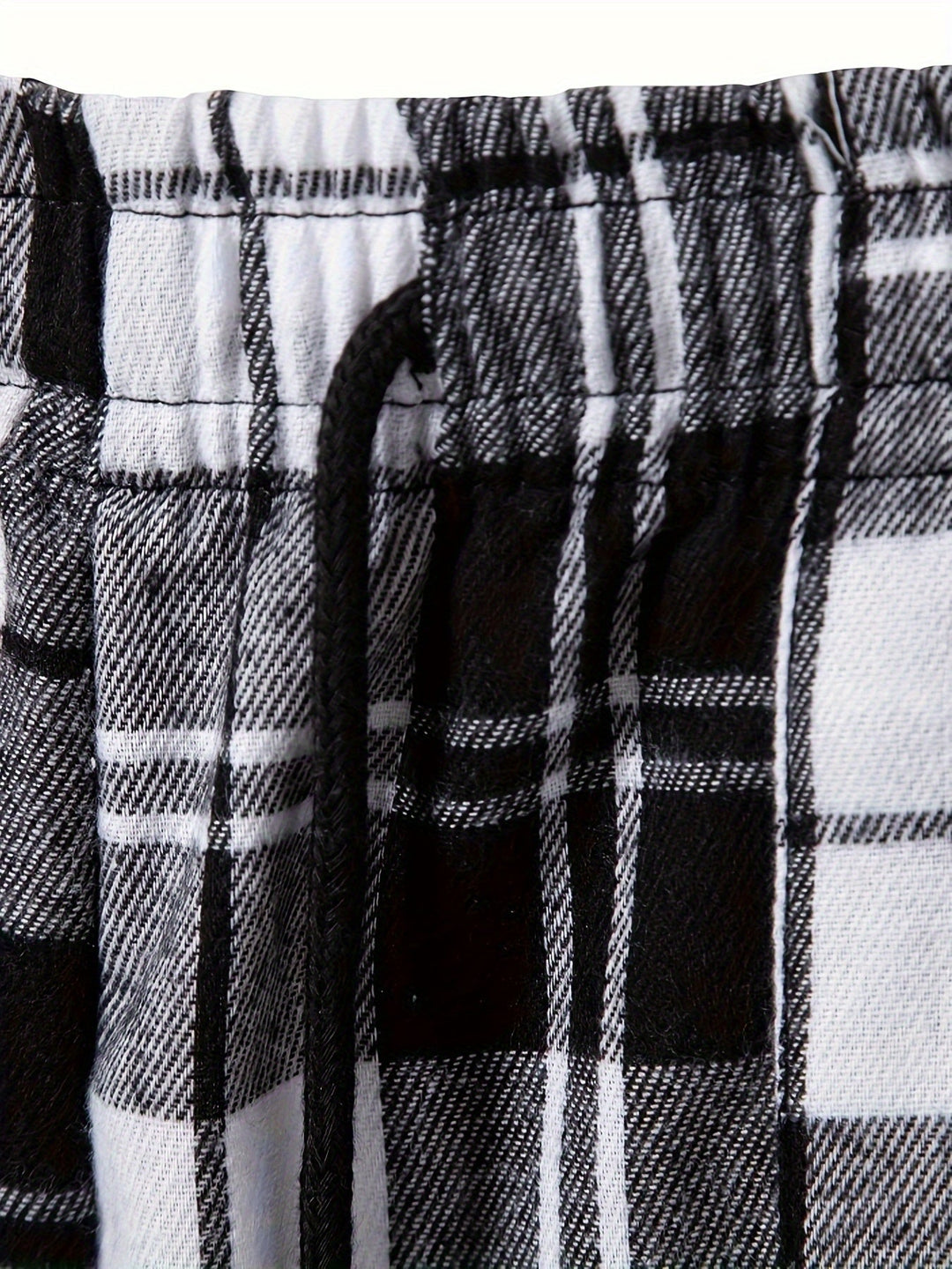 Relaxed Plaid Lounge Pants
